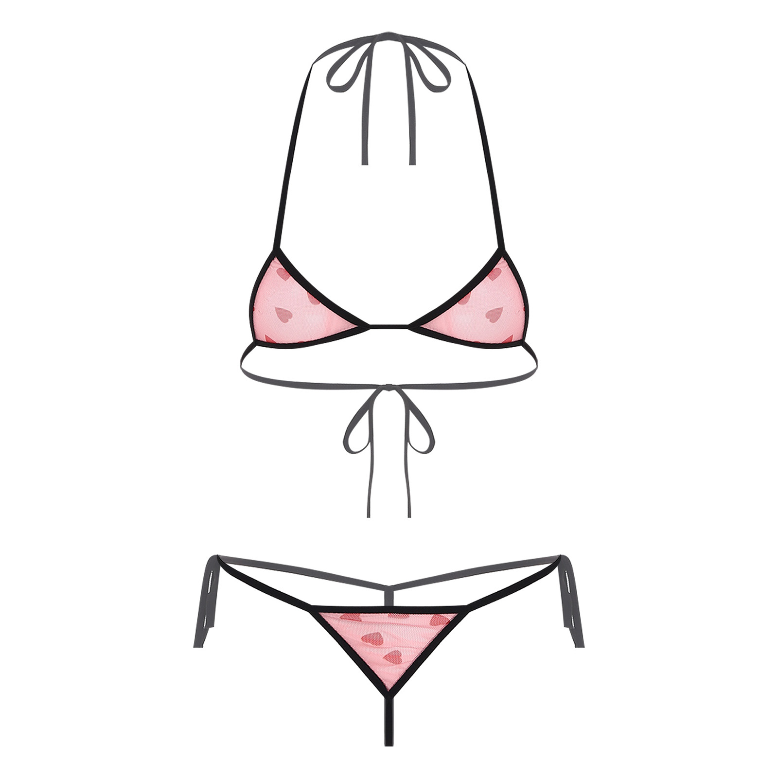 Lace Bralette Set - Set intimo da donna micro mini